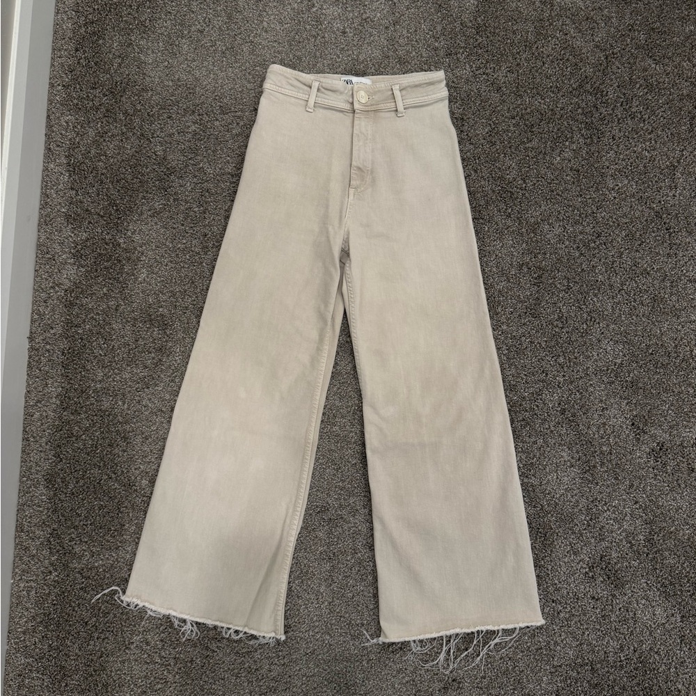 Zara Flare Wide-Leg Jeans